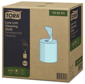 TORK 190491 – Low Lint průmyslová čisticí utěrka W10, netkaná text., 1vr., 60 m, 200útr. - karton