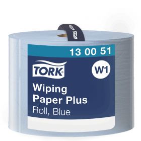 TORK 130051 – papírová utěrka PLUS W1, modrá, 2vr., 510 m, 1500útr.