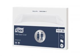 TORK 750160 – Papírové podložky na WC sedátka V1, 20x 250 ks/kt