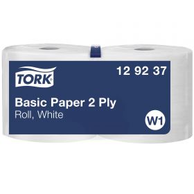TORK 129237 – Basic utěrka v roli W1, 2 vr., 2 x 510m - Karton