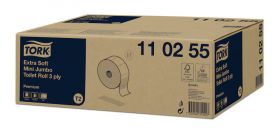 TORK 110255 – Mini Jumbo toaletní papír T2, 3vr., 12 x 120m - Karton