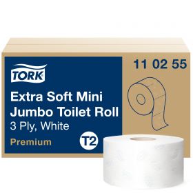TORK 110255 – Mini Jumbo toaletní papír T2, 3vr., 12 x 120m - Karton