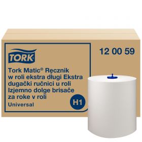 TORK 120059 – Matic® papírové ručníky v roli H1 – extra dlouhá role, 1vr., 280m, 6 rolí - Karton