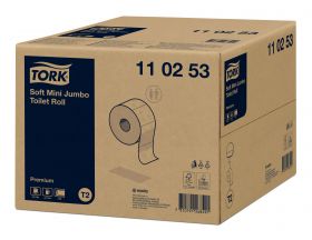 TORK 110253 – Mini Jumbo jemný toaletní papír T2, 2vr., 12 x 170m - Karton