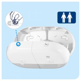 TORK 682000 – SmartOne® Twin Mini zásobník na toaletní papír T9, bílý