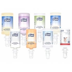 TORK 460009 – Dávkovač na mýdla a dezinfekční prostředky s Intuition™ senzorem S4, nerez