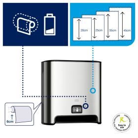 TORK 460001 – Matic® zásobník na papírové ručníky v roli H1– s Intuition™ senzorem