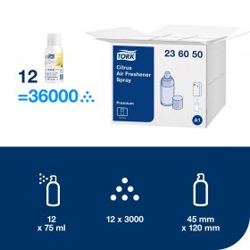 TORK 236050 – citrusová vůně do osvěžovače vzduchu A1- Karton