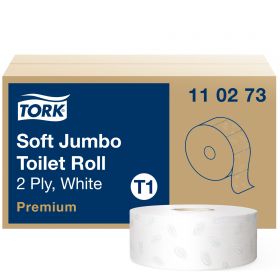 TORK 110273 – Jumbo jemný toaletní papír T1, 2vr., 6 x 360m - Karton