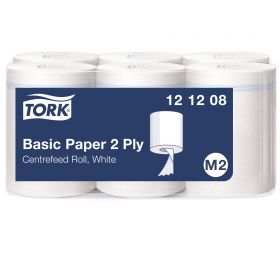 TORK 121208 – Basic utěrka se střed. odvinem M2, 2vr., 135m