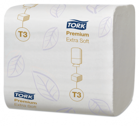 TORK 114276 – Folded extra jemný toaletní papír T3, 2vr., 30 x 252 ks - Karton