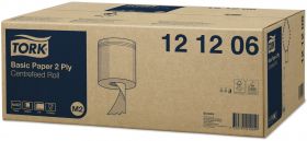 TORK 121206 – Basic papírová utěrka M2, 2vr., 160 m - Karton
