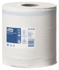 TORK 121206 – Basic papírová utěrka M2, 2vr., 160 m - Karton