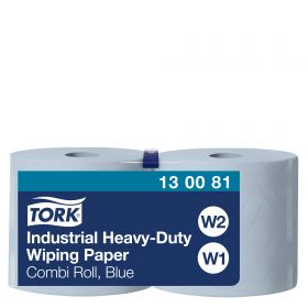 TORK 130081 – Heavy Duty – průmyslová papírová utěrka W1/W2, malá role, 3vr., 350x2útr.