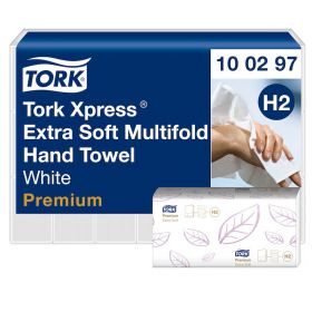 TORK 100297 – Xpress® extra jemný papírový ručník Multifold H2, 2vr., 21 x 100 ks - Karton