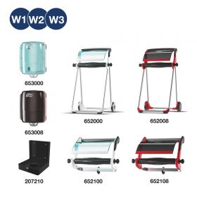 TORK 530137 – Heavy Duty čisticí utěrka W1/W2/W3, netkaná text., 1 vr., 280 útržků
