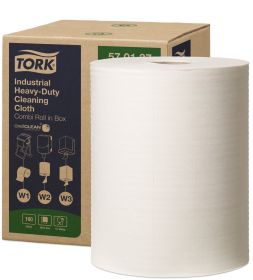 TORK 570137 – Heavy Duty průmyslová čisticí utěrka W1/W2/W3, netkaná text., 1vr., 160útr.