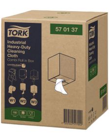 TORK 570137 – Heavy Duty průmyslová čisticí utěrka W1/W2/W3, netkaná text., 1vr., 160útr.