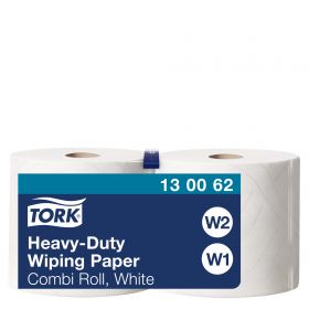 TORK 130062 – Heavy Duty papírová utěrka W1/W2,, malá role 2vr., 500x2útr. - karton