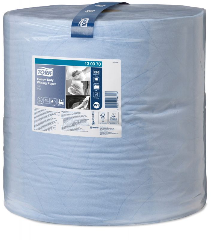 TORK 130070 – Heavy Duty papírová utěrka W1, velká role, 2vr., 1000útr.