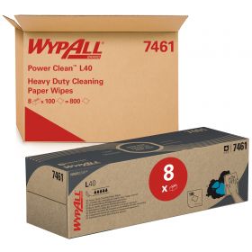 WYPALL L40 – Utěrky POP–UP krabice, 100 ks - Karton