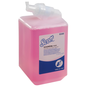 SCOTT® ESSENTIAL čisticí pěna na ruce pro každodenní použití - kazeta / růžová / 1l