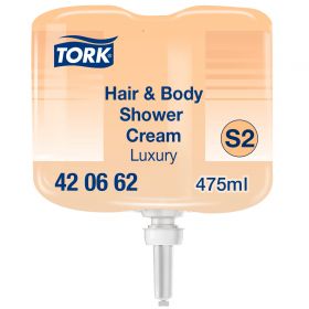TORK 420662 – Luxusní sprchový gel na vlasy a tělo mini, 8 x 475 ml, S2