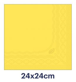 TORK 477823 – Žlutý ubrousek – koktejlový, 2vr. - Karton
