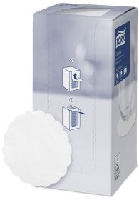 TORK 474474 – Bílé rozetky, 9 cm, 3000 ks/kt - Karton