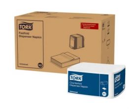 TORK 10935 – bílý Counterfold ubrousek do zásobníku N1, 1vr., 24 x 300 ks - Karton