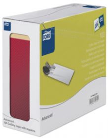 TORK 474329 – Burgundy kapsička na příbory s krémovým ubrouskem - Karton