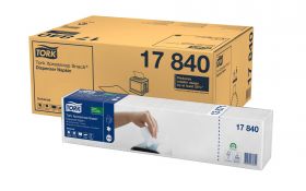 TORK 17840 – Xpressnap Snack® bílé ubrousky do zásobníku N10, 1vr., 8x1125 ks - Karton