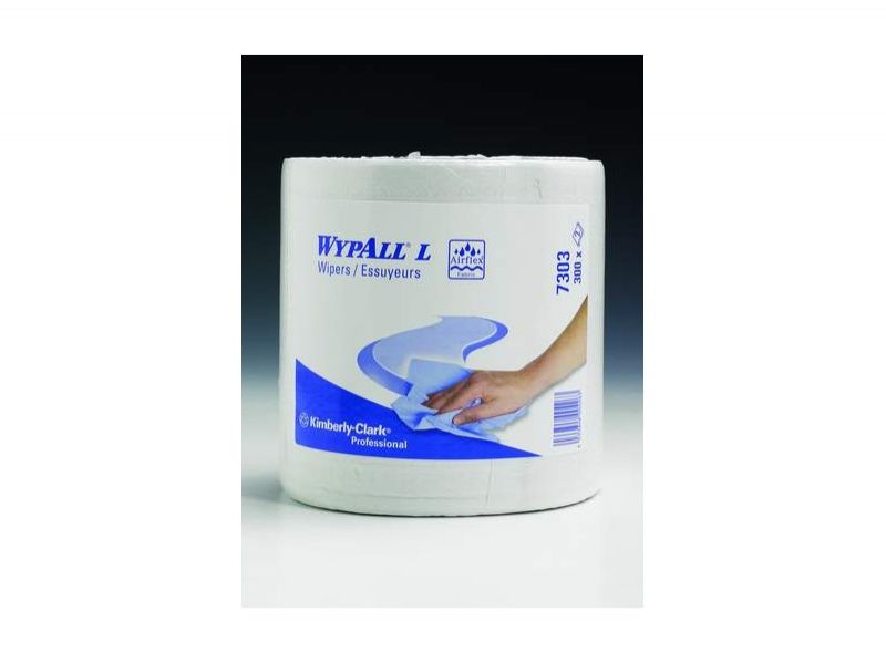 Kimberly-Clark WYPALL* L30 Utěrky, role s centr. odvinem, bílá, 6x300utěrek