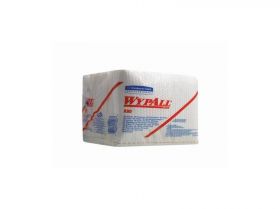 Kimberly-Clark WYPALL* X80 Utěrky - 1/4 sklad / bílá, 4x50 utěrek v balení