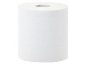 Papírové ručníky v rolích MERIDA OPTIMUM MAXI, 2-vrstvé, bílé, délka 150 m, (6 rolí/bal)