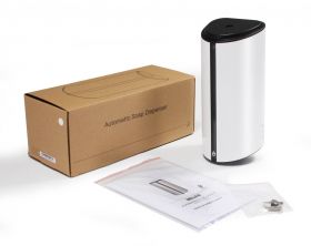 Automatický bezdotykový dávkovač pěnového mýdla a dezinfekce Donner DROP (Foam) Bílý